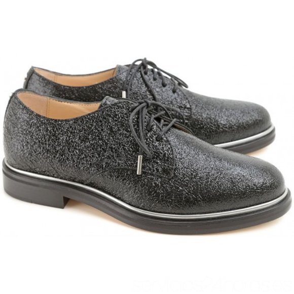 Jimmy Choo Black Oxford Shoes - Picture 3 of 6